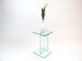 Beistelltisch >7/149< in Klarglas, Glas - 25x41x25cm (BxHxT)