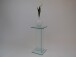 Beistelltisch >7/150< in Klarglas, Glas - 25x56x25cm (BxHxT)