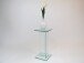 Beistelltisch >7/151< in Klarglas, Glas - 25x75x25cm (BxHxT)