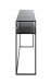 Konsole >25506< in schwarz, Metall - 112x81x28cm (BxHxT)