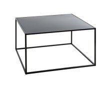Beistelltisch >25516< in schwarz, Metall -...