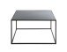Beistelltisch >25516< in schwarz, Metall - 70x40x70cm (BxHxT)
