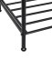 Schuhregal >25560< in schwarz, Metall - 83x37x35cm (BxHxT)