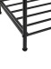 Schuhregal >25562< in schwarz, Metall - 83x78x35cm (BxHxT)