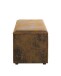 Sitztruhe >25873< in vintage-braun, MDF, Textilgewebe - 65x42x40cm (BxHxT)