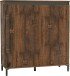 Garderoben-Set "GENIO industrial" 3-tlg in Eiche - Stellmaß ca. 160x40x190 cm