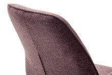 Armlehnstuhl >GREYTON< (2-er Set) in Himbeer, Polyester - 61x91x63cm (BxHxT)