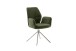 Armlehnstuhl >GREYTON< (2-er Set) in Olive, Polyester - 61x91x63cm (BxHxT)