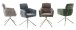 Armlehnstuhl >QUEBEC< (2-er Set) in Taupe, Polyester - 60x92x64cm (BxHxT)