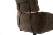 Armlehnstuhl >QUEBEC< (2-er Set) in Braun, Polyester - 60x92x64cm (BxHxT)