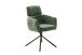 Armlehnstuhl >QUEBEC< (2-er Set) in Olive, Polyester - 60x92x64cm (BxHxT)