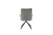 Armlehnstuhl >UTICA< (2-er Set) in Grau, Polyester - 60x92x67cm (BxHxT)