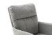 Armlehnstuhl >UTICA< (2-er Set) in Grau, Polyester - 60x92x67cm (BxHxT)