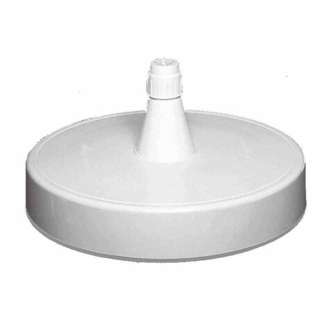 Schirmständer-Platte >Easy Sun< in weiß, Kunststoff - 85x85x85cm (BxTxD)