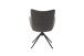 Armlehnstuhl >LIMONE 2< (2-er Set) in Anthrazit, Leder - 61x88x63cm (BxHxT)
