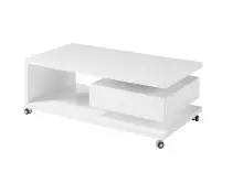 Couchtisch >Milan< in weiß, MDF - 110x41x60cm...