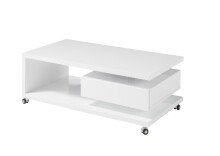 Couchtisch >Milan< in weiß, MDF - 110x41x60cm...