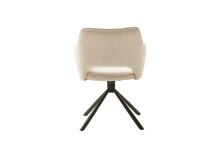 Armlehnstuhl >LUZON< (2-er Set) in Creme, Polyester/Polyamid - 61x85x61 (BxHxT)