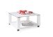 Couchtisch >Romy Mobil< in weiß, MDF - 76x41x76cm (BxHxT)