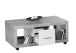 Couchtisch >Stone< in beton/weiß Dekor, Holzwerkstoff - 115x50x60cm (BxHxT)