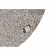 Schirmständer-Platte >Granit< in grau, Granit/Edelstahl - 55x6x55cm (BxHxT)