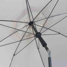 Sonnenschirm >Tropico< in anthrazit, Stahl - 241x250cm (HxD)