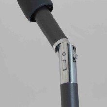 Sonnenschirm >Tropico< in anthrazit, Stahl - 241x250cm (HxD)