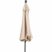 Sonnenschirm >Tropico< in anthrazit, Stahl - 241x250cm (HxD)