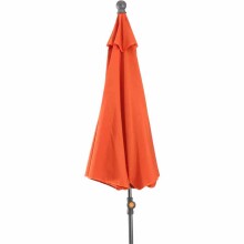 Sonnenschirm >Tropico< in anthrazit, Stahl - 241x250cm (HxD)