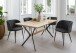 Esstisch >9207-160< in Eiche, Eiche Massiv - 160x75x90cm (BxHxT)