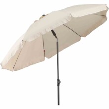 Sonnenschirm >Tropico< in anthrazit, Stahl - 241x250cm (HxD)