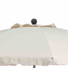 Sonnenschirm >Tropico< in anthrazit, Stahl - 241x250cm (HxD)