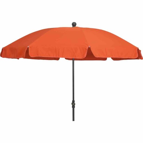 Sonnenschirm >Tropico< in anthrazit, Stahl - 241x250cm (HxD)