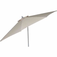 Sonnenschirm >Alu-Push Pro< in silber, Aluminium -...
