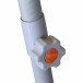 Sonnenschirm >Alu-Push Pro< in silber, Aluminium - 292x246x292cm (BxHxT)