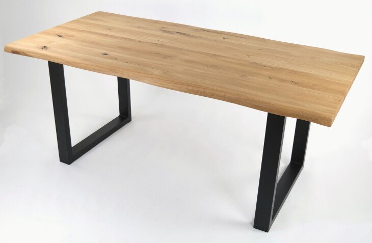 Esstisch >9208-180< in Eiche, Eiche Massiv - 180x76x90cm (BxHxT)