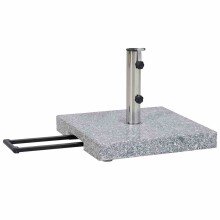 Schirmständer-Platte >Granit< in silber,...