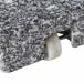 Schirmständer-Platte >Granit< in silber, Edelstahl, Granit - 50x6,8x50cm (BxHxT)