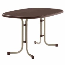 Gartentisch >252/C-M< in champagner, mocca -...