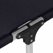 Gartenliege >Alu-XXL< in silber, Aluminium - 209x86x69cm (BxHxT)