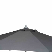 Sonnenschirm >Alu-Push Pro< in silber, Aluminium - 292x246x292cm (BxHxT)