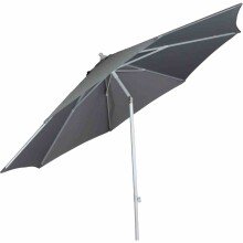 Sonnenschirm >Alu-Push Pro< in silber, Aluminium -...