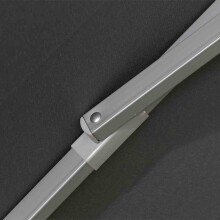 Sonnenschirm >Alu-Push Pro< in silber, Aluminium - 292x246x292cm (BxHxT)