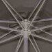 Sonnenschirm >Alu-Push Pro< in silber, Aluminium - 292x246x292cm (BxHxT)