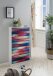 Schuhschrank >8956-VINTAGE< in Weiß, MDF - 60x1080x17cm (BxHxT)