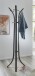 Garderobenständer >25588< in schwarz, Metall - 177x45cm (HxD)