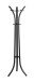 Garderobenständer >25588< in schwarz, Metall - 177x45cm (HxD)