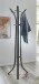 Garderobenständer >25588< in schwarz, Metall - 177x45cm (HxD)