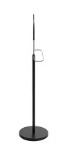 Herrendiener >25589< in schwarz, Metall - 51x117x28cm (BxHxT)
