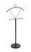 Herrendiener >25589< in schwarz, Metall - 51x117x28cm (BxHxT)
